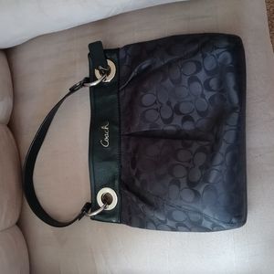 Black coach purse